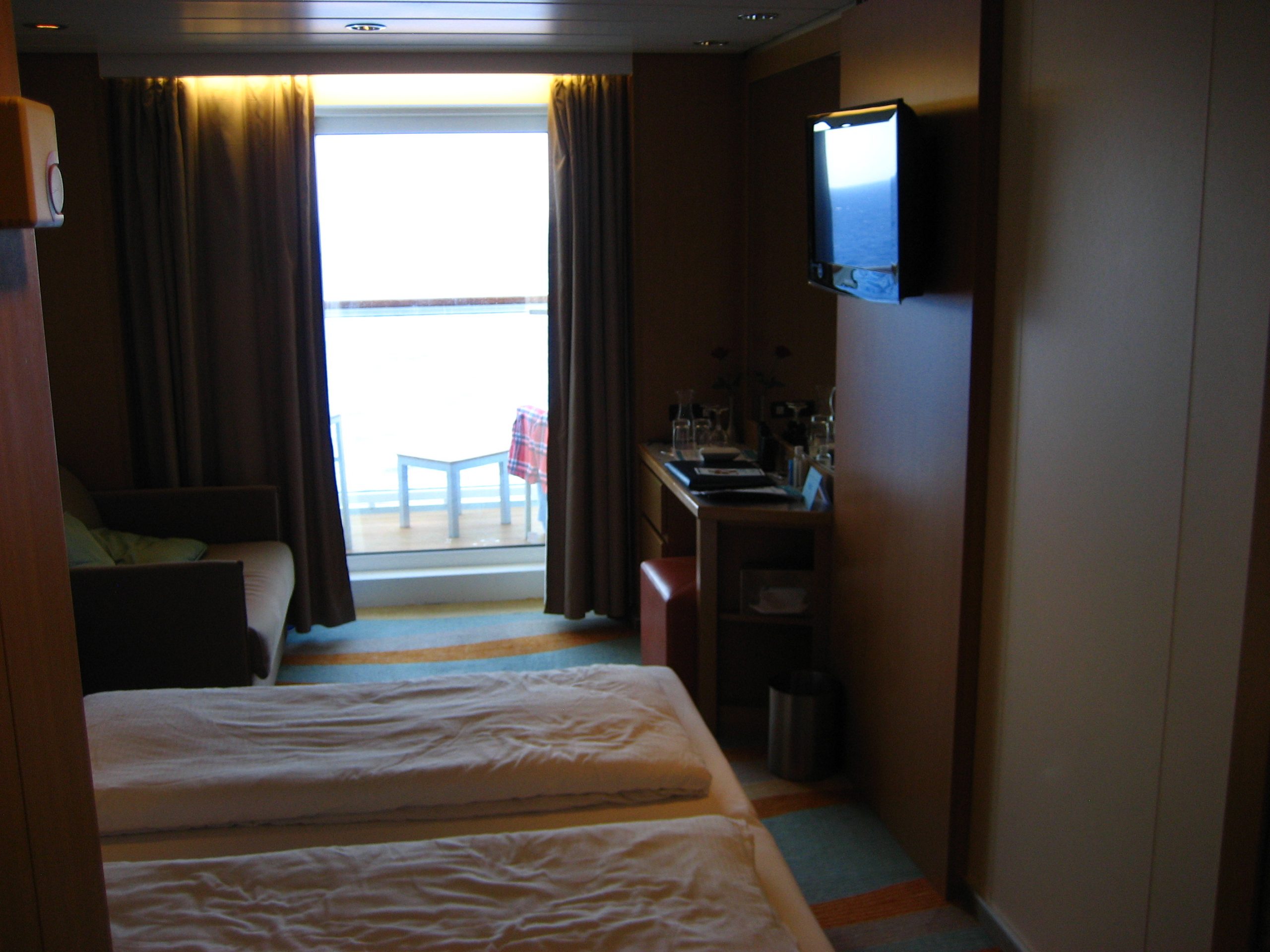 Kabine auf der damaligen Mein Schiff 1