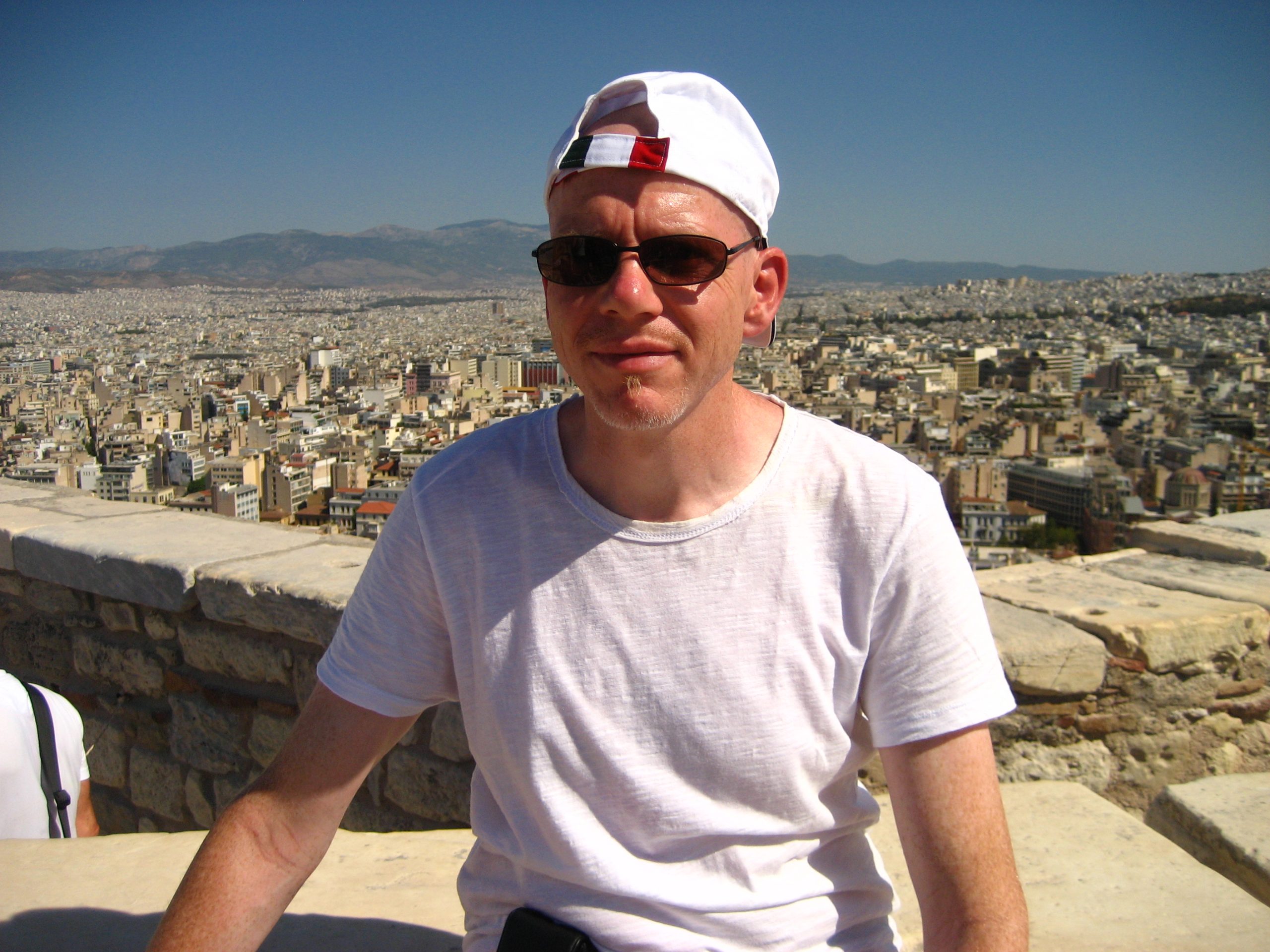 Hans-Mario Praetor während seiner ersten Kreuzfahrt 2011 in Athen