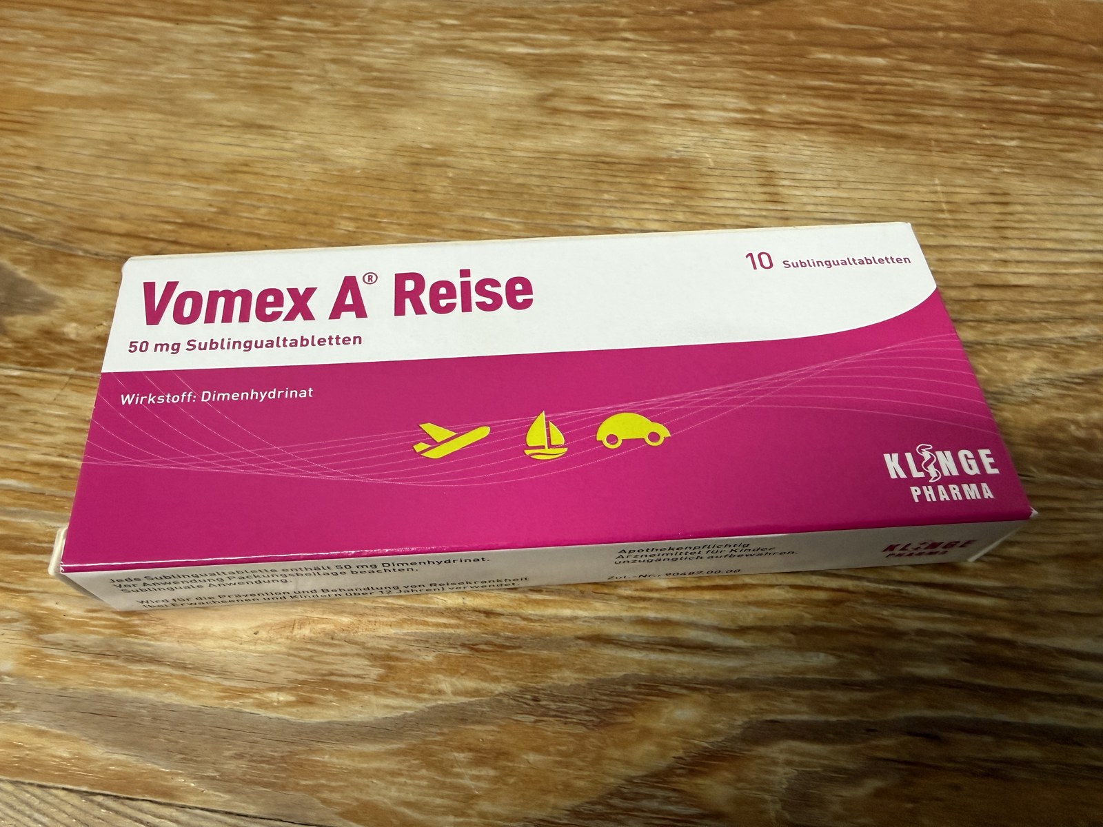 Vomex A Reise als persönlicher Tipp gegen Reiseübelkeit