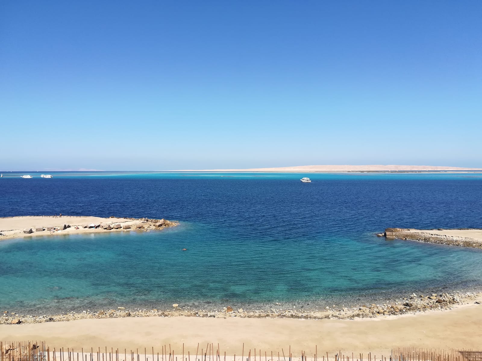 Strand und Küste in Hurghada am Roten Meer