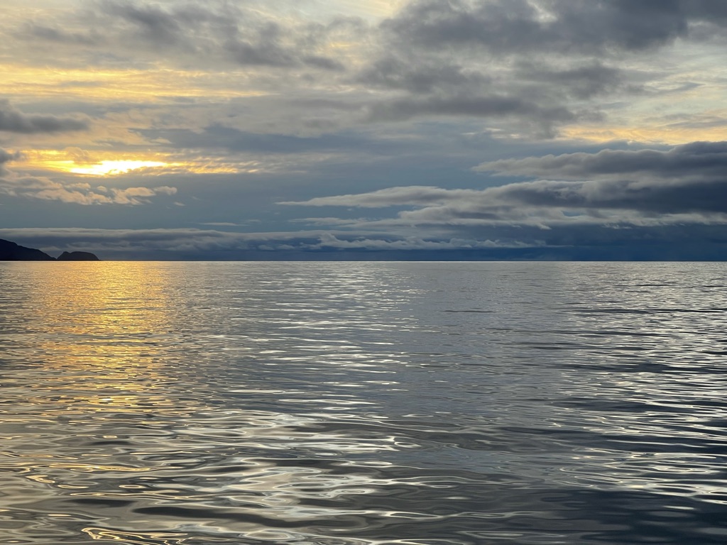 Abendlicht über dem Nordmeer.