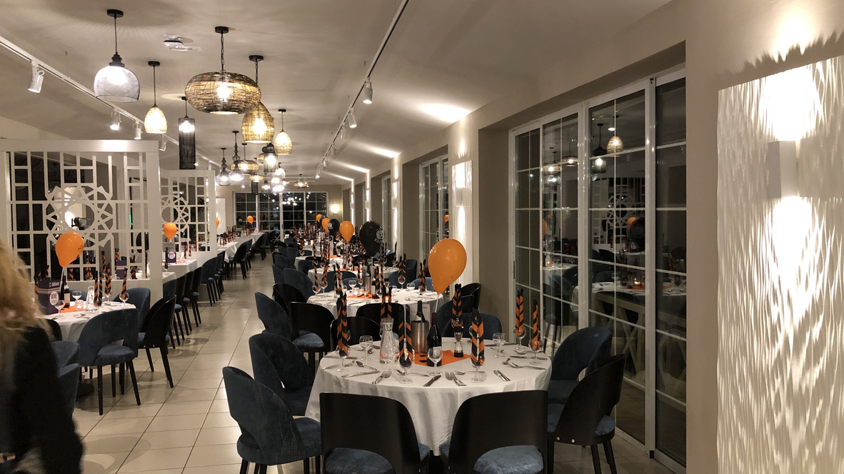 Gedeckte Tische im Restaurant des Aldiana Club